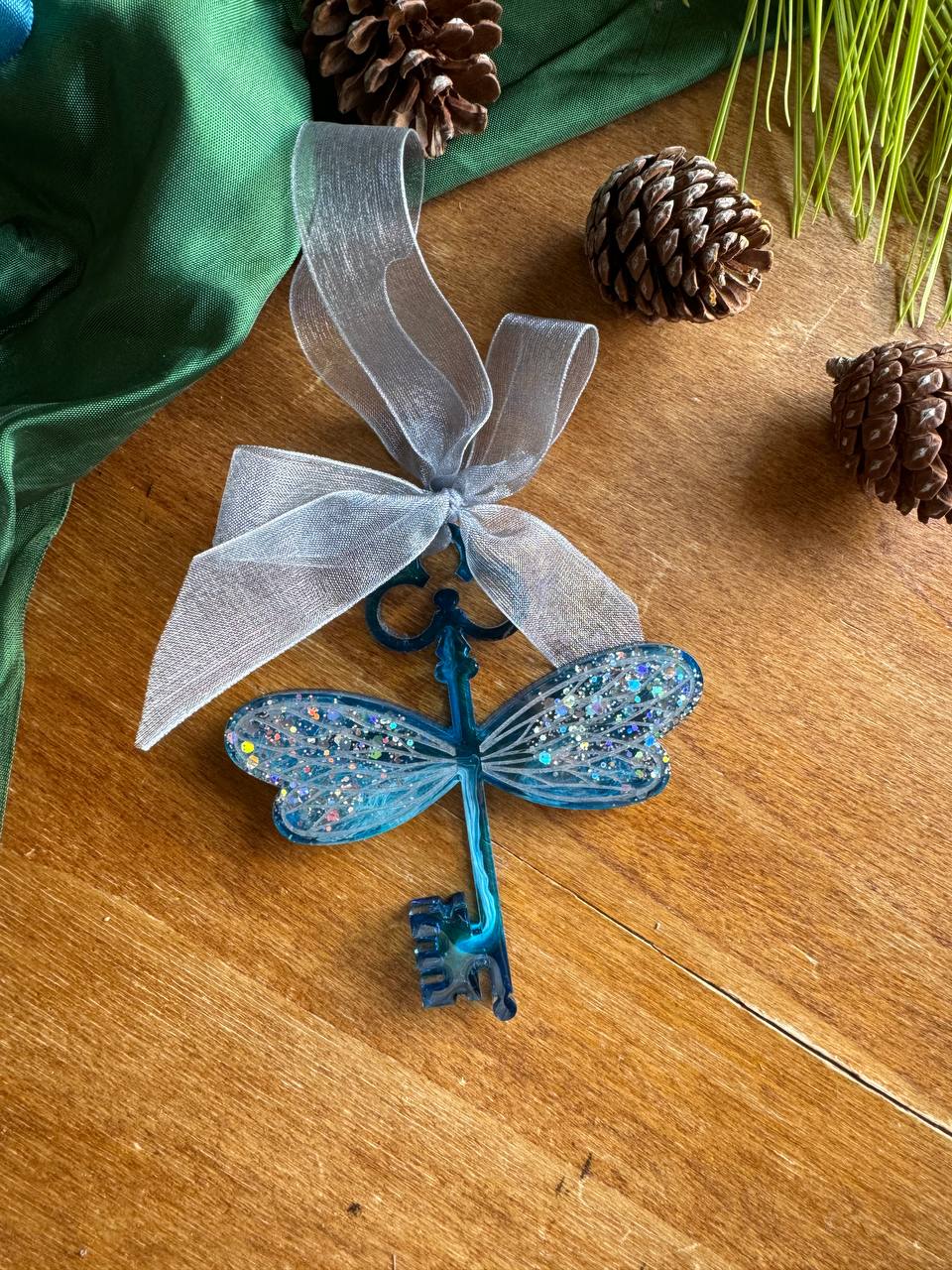 “Chiave Alata” Harry Potter - Decorazione Natalizia in Resina