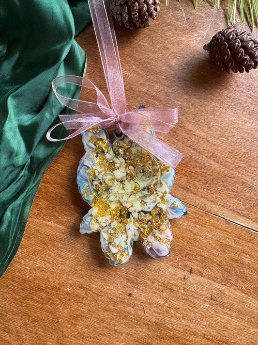 “Labubu” - Decorazione Natalizia in Resina Artigianale