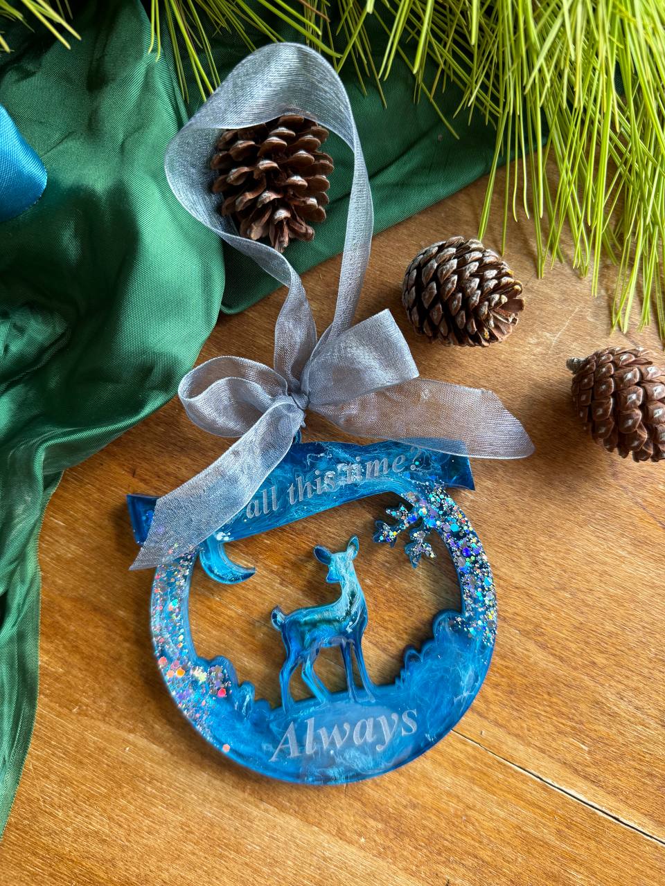 “Patronus Always” Harry Potter - Decorazione Natalizia in Resina