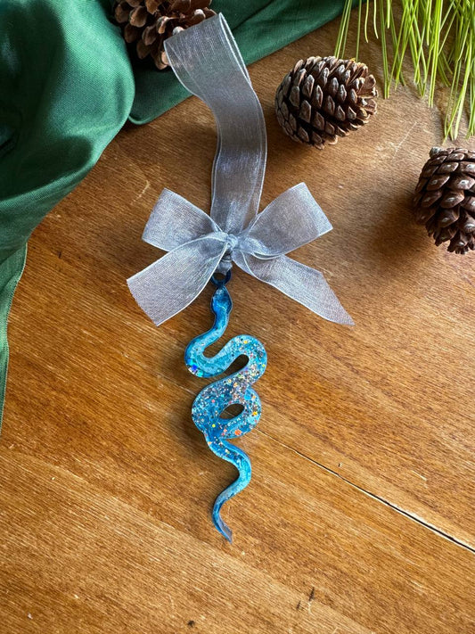 “Serpeverde Serpente” Harry Potter - Decorazione Natalizia in Resina